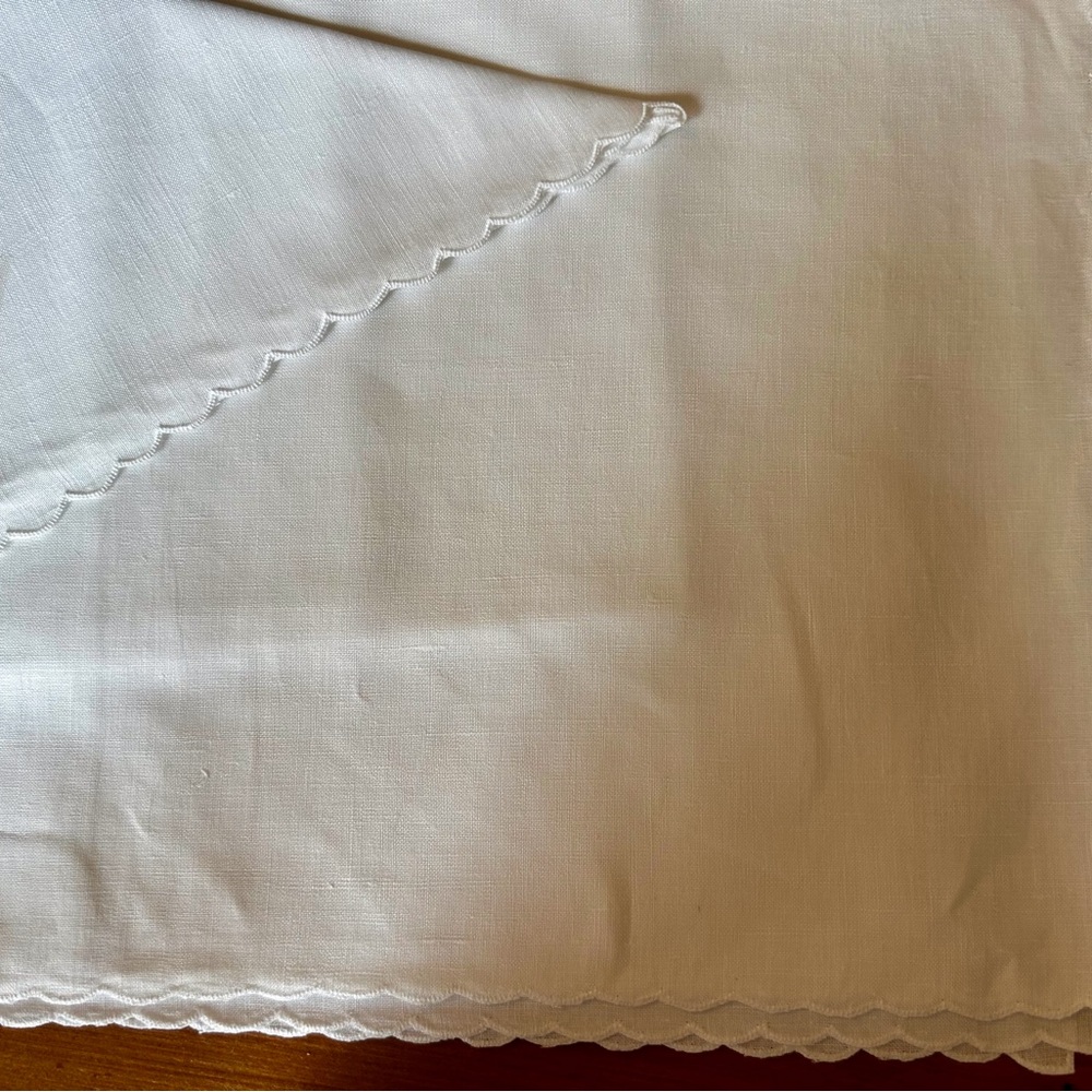Irish Linen Set of 4 placemats and napkins